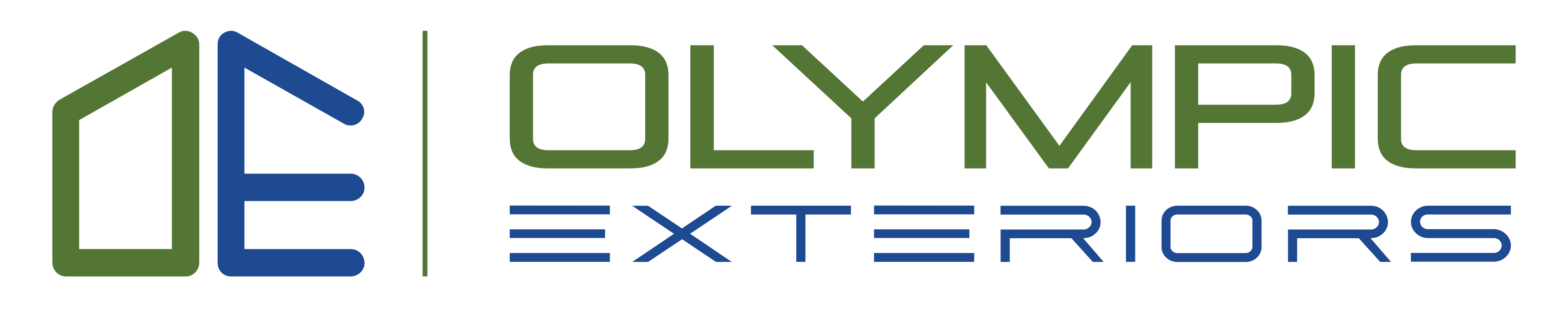 Olympic Exteriors Logo Serving Metro Atlanta